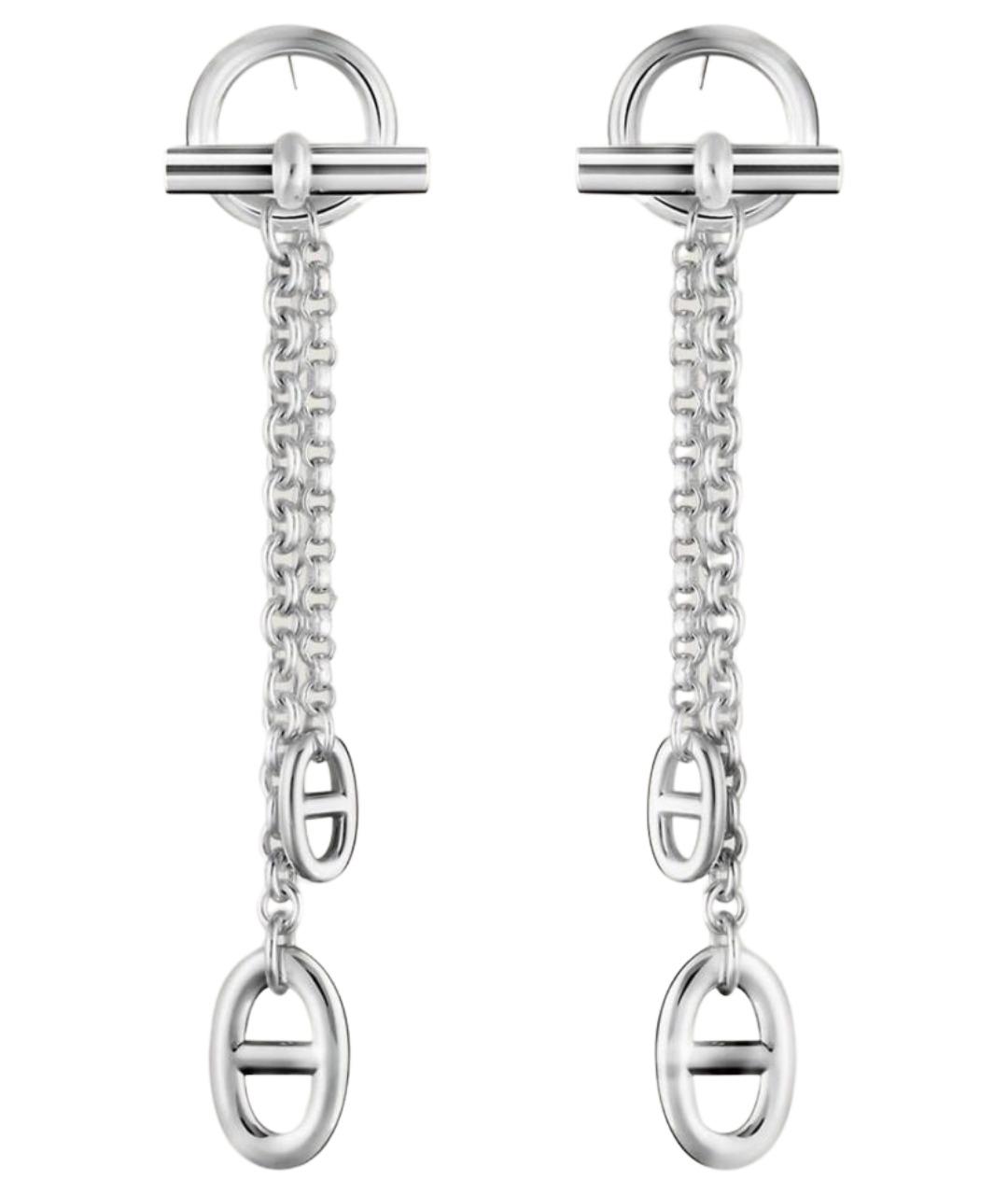 HERMES Серебряные серебряные серьги, фото 1