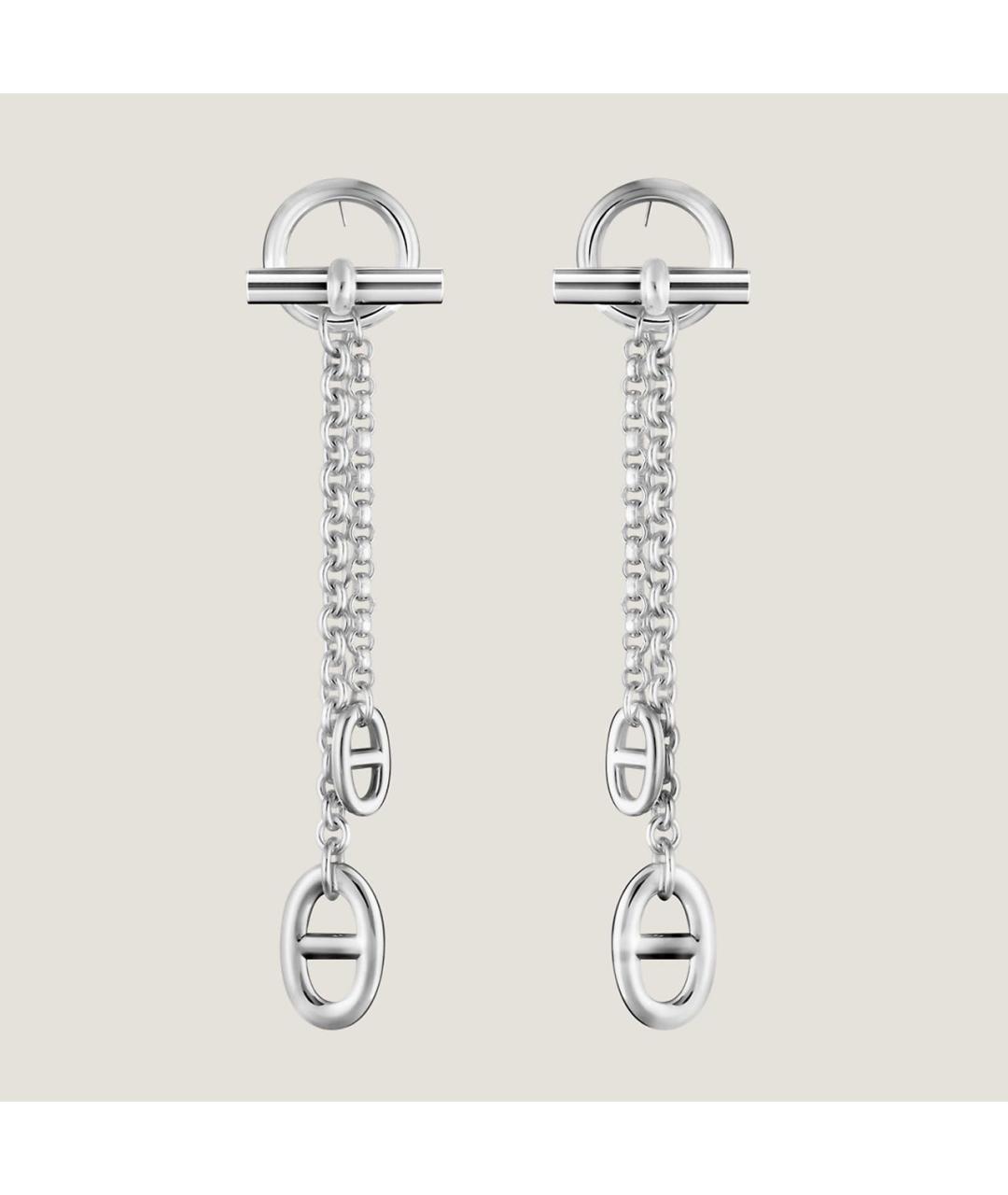 HERMES Серебряные серебряные серьги, фото 9