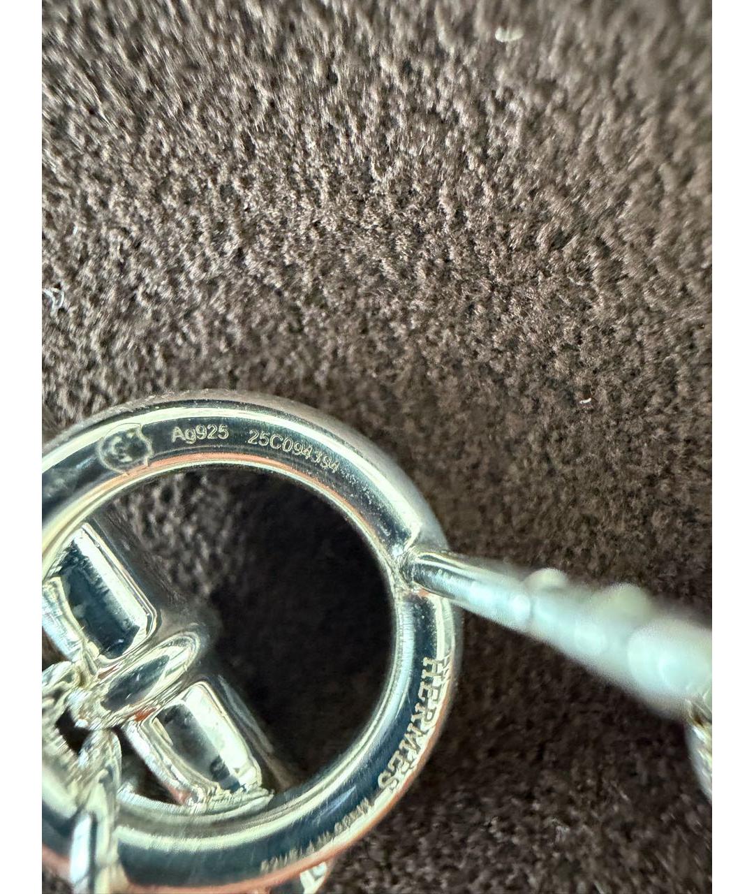 HERMES Серебряные серебряные серьги, фото 6