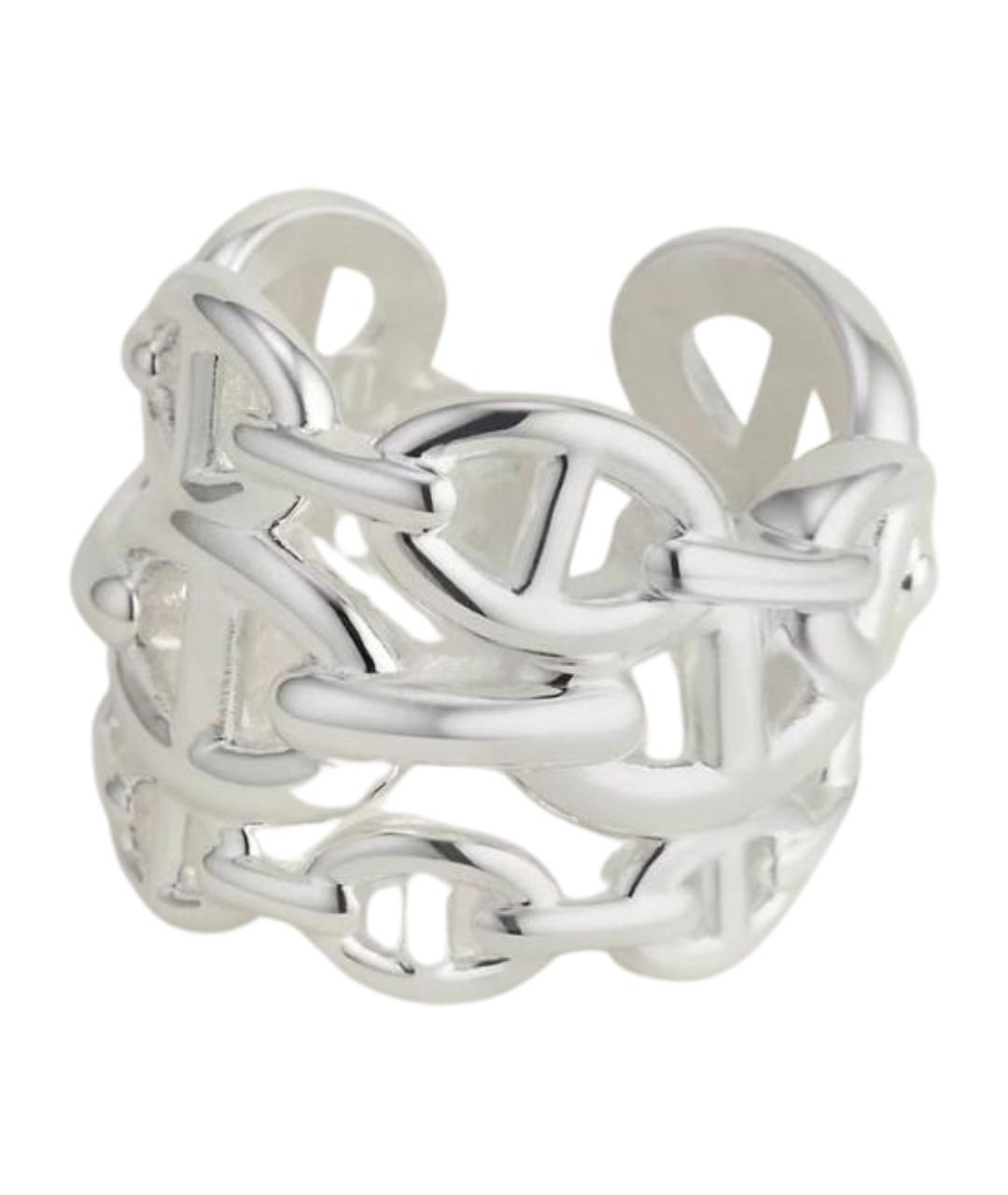 HERMES Серебряное серебряное кольцо, фото 1