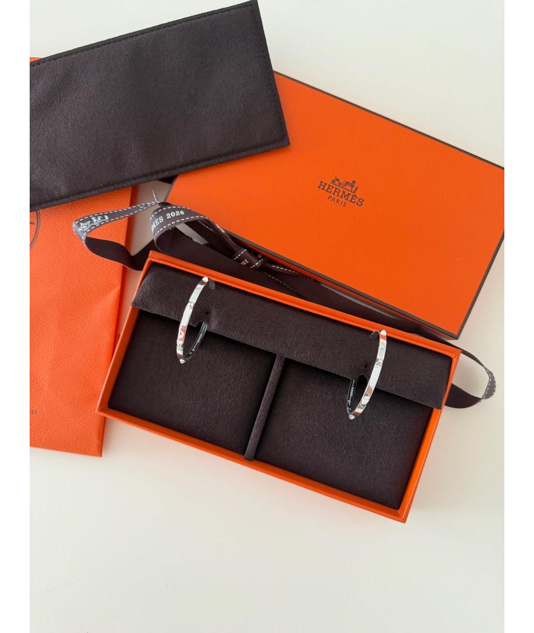 HERMES Серебряные серебряные серьги, фото 2