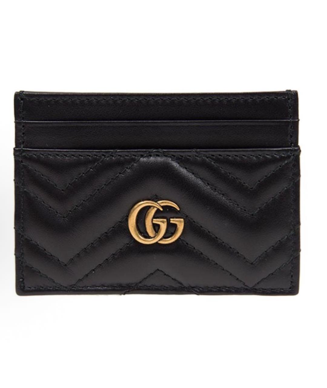 GUCCI Черный кожаный кардхолдер, фото 5