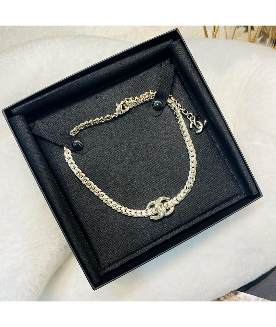 CHANEL Металлическое колье, фото 2