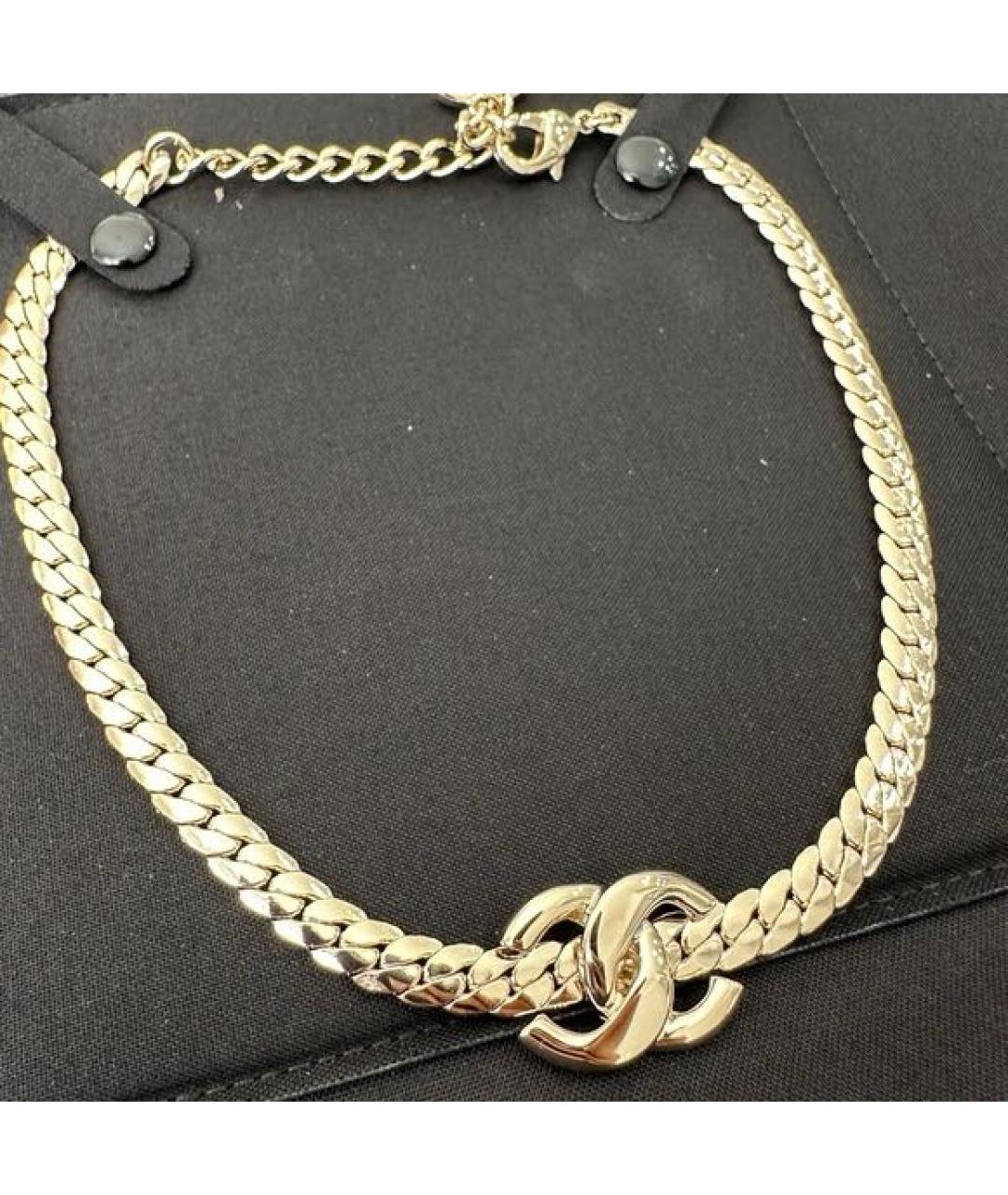 CHANEL Металлическое колье, фото 3
