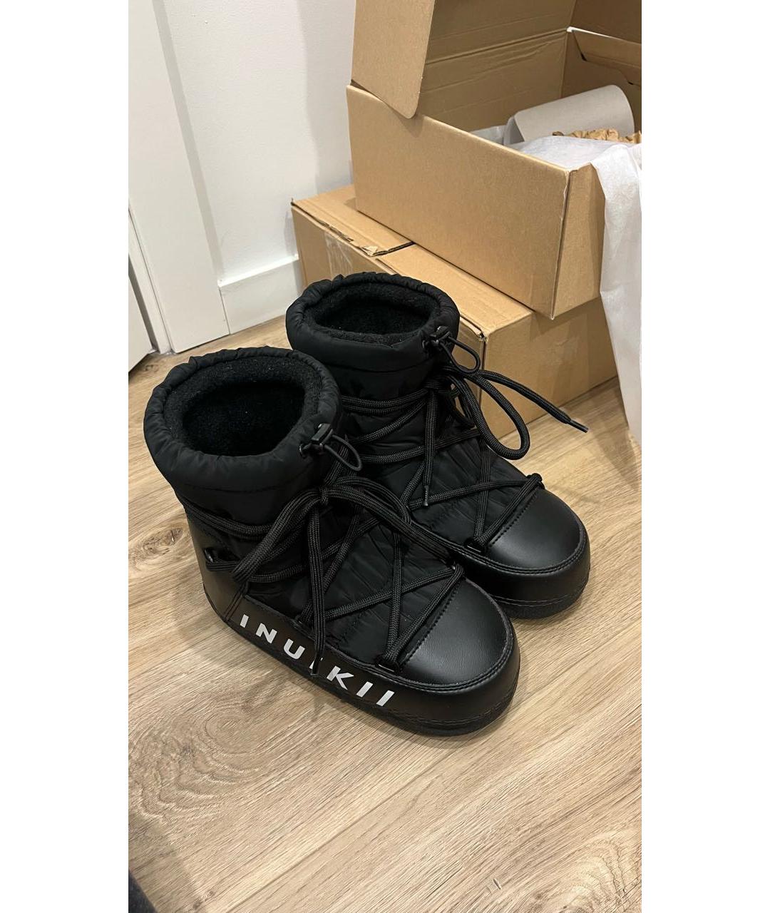INUIKII Черные полусапоги, фото 2