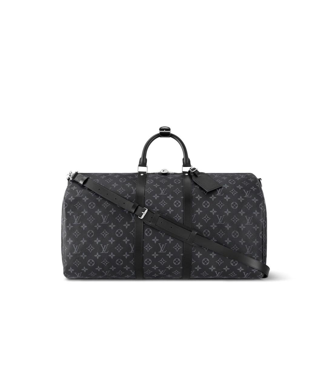 LOUIS VUITTON Черная дорожная/спортивная сумка, фото 9
