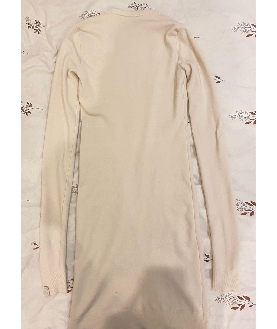 BOTTEGA VENETA Бежевое кашемировое повседневное платье, фото 2