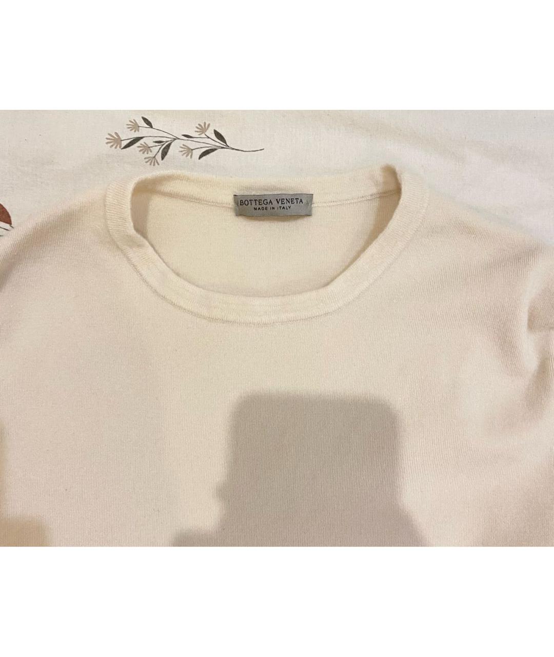 BOTTEGA VENETA Бежевое кашемировое повседневное платье, фото 3