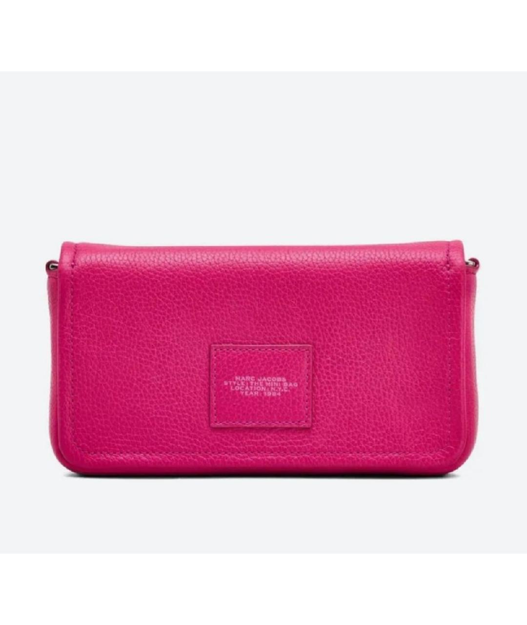 MARC JACOBS Фуксия кожаная сумка через плечо, фото 2
