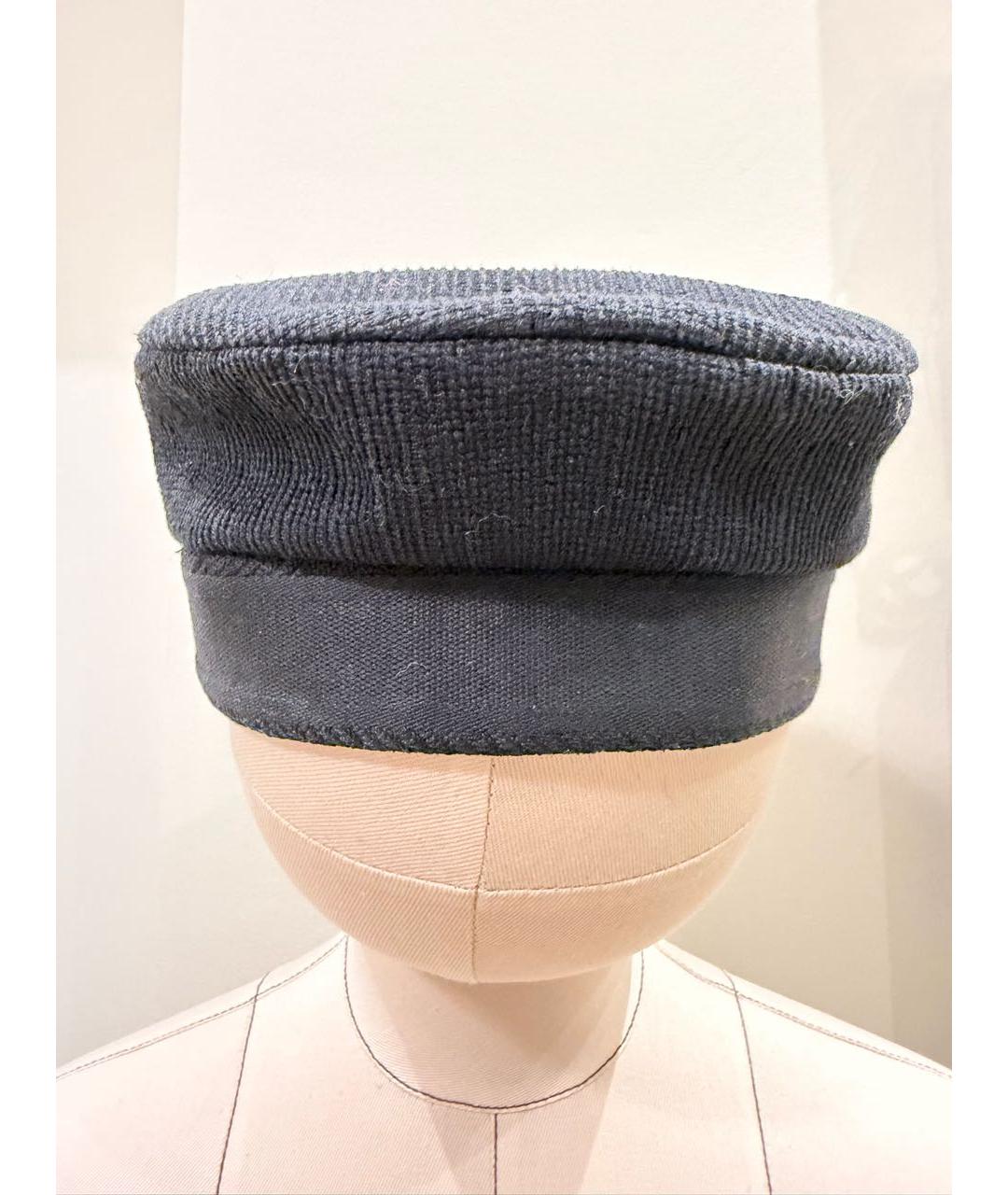 CHRISTIAN DIOR Черная хлопковая кепка, фото 4