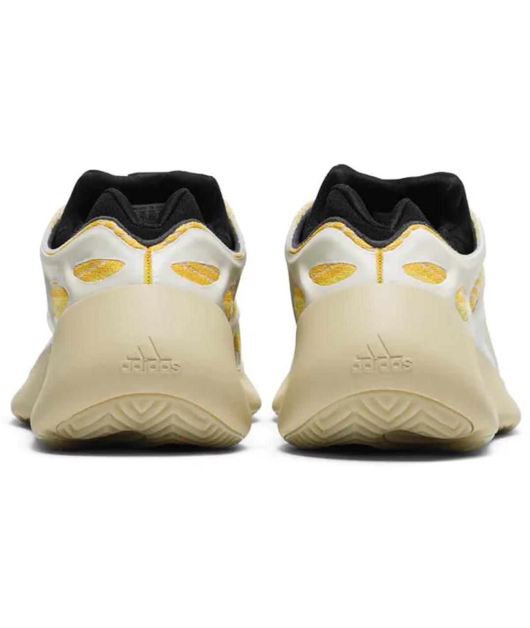 ADIDAS YEEZY Желтые текстильные кроссовки, фото 4