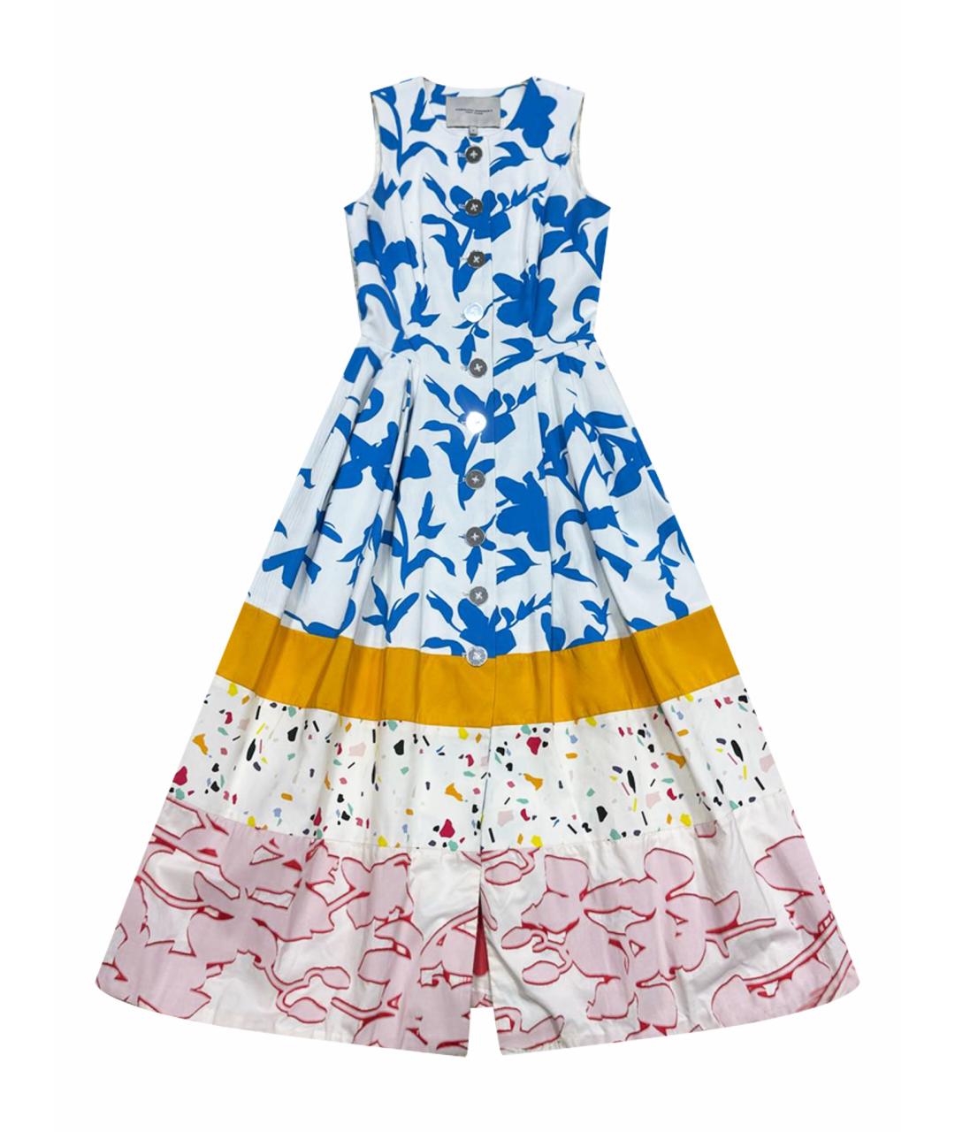 CAROLINA HERRERA Мульти хлопковое повседневное платье, фото 1