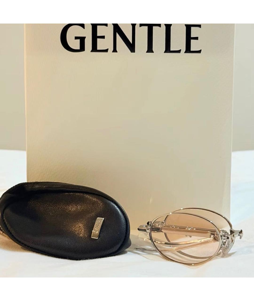 GENTLE MONSTER Розовые металлические солнцезащитные очки, фото 6