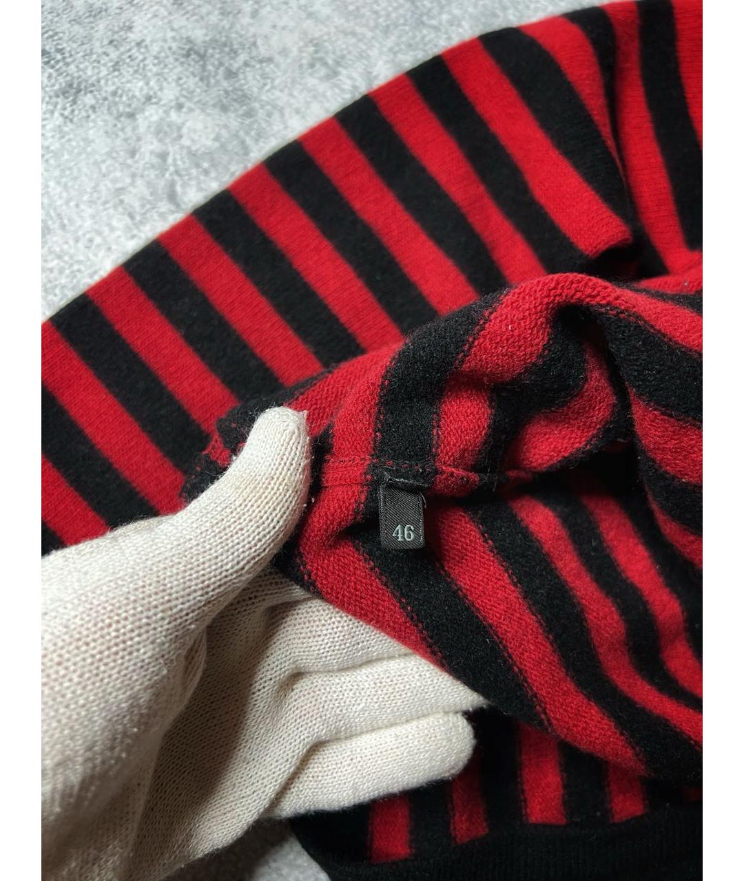 PRADA Красный шерстяной джемпер / свитер, фото 7