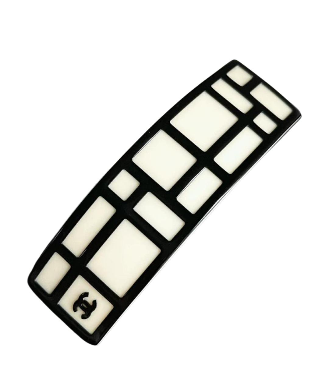 CHANEL Белая заколка, фото 1