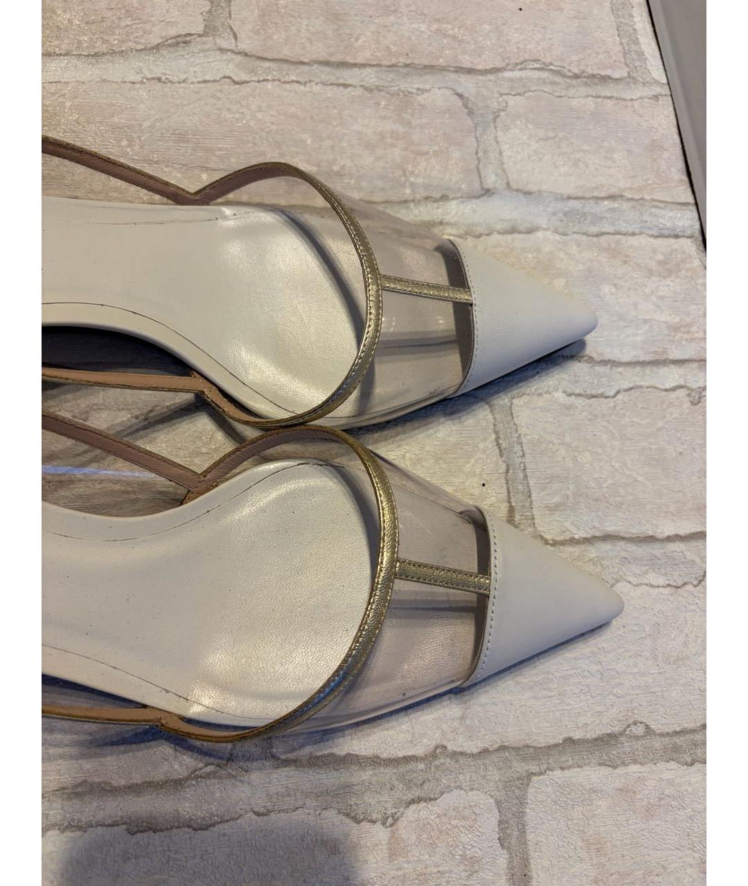 EMPORIO ARMANI Мульти кожаные лодочки на низком каблуке, фото 5