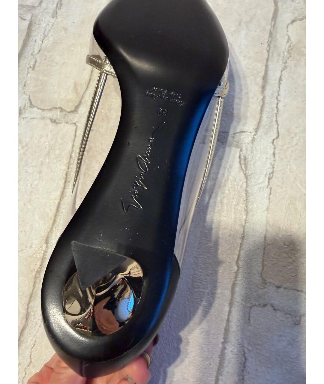 EMPORIO ARMANI Мульти кожаные лодочки на низком каблуке, фото 7