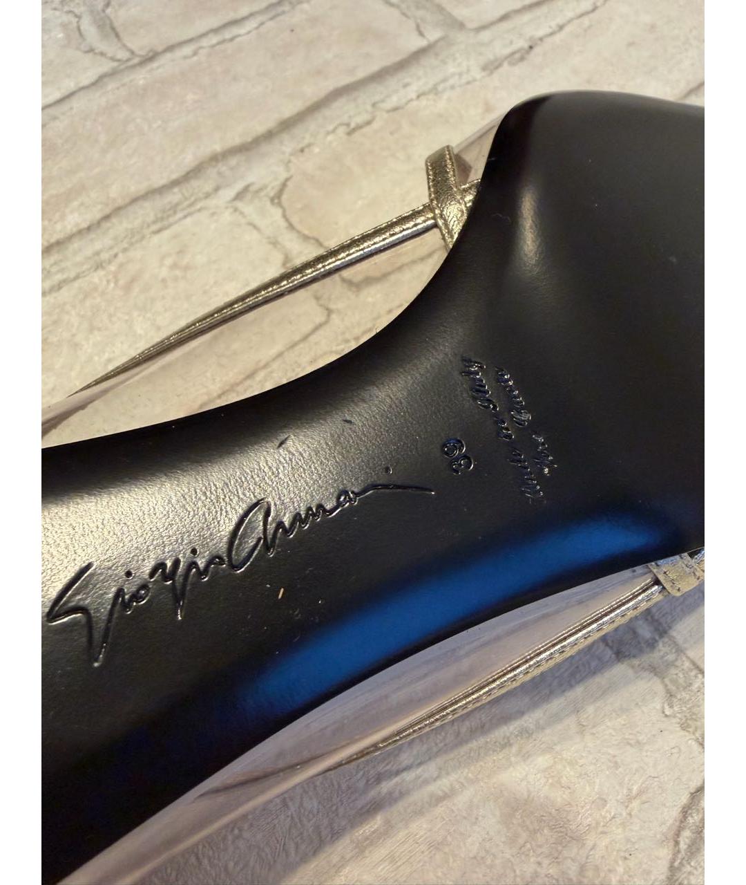 EMPORIO ARMANI Мульти кожаные лодочки на низком каблуке, фото 8