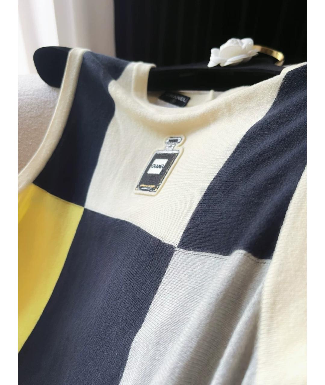 CHANEL Мульти шерстяное платье, фото 3