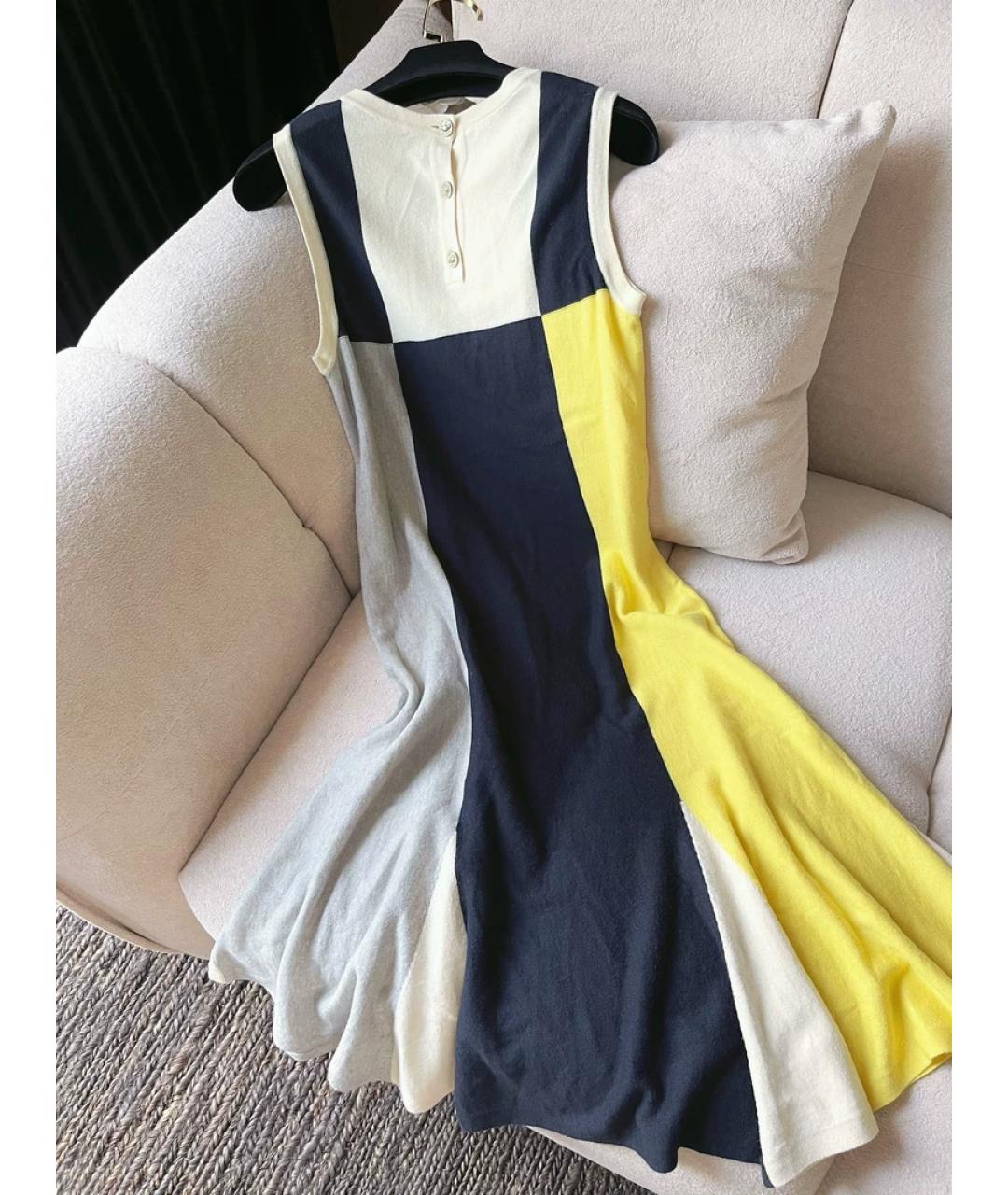 CHANEL Мульти шерстяное платье, фото 4