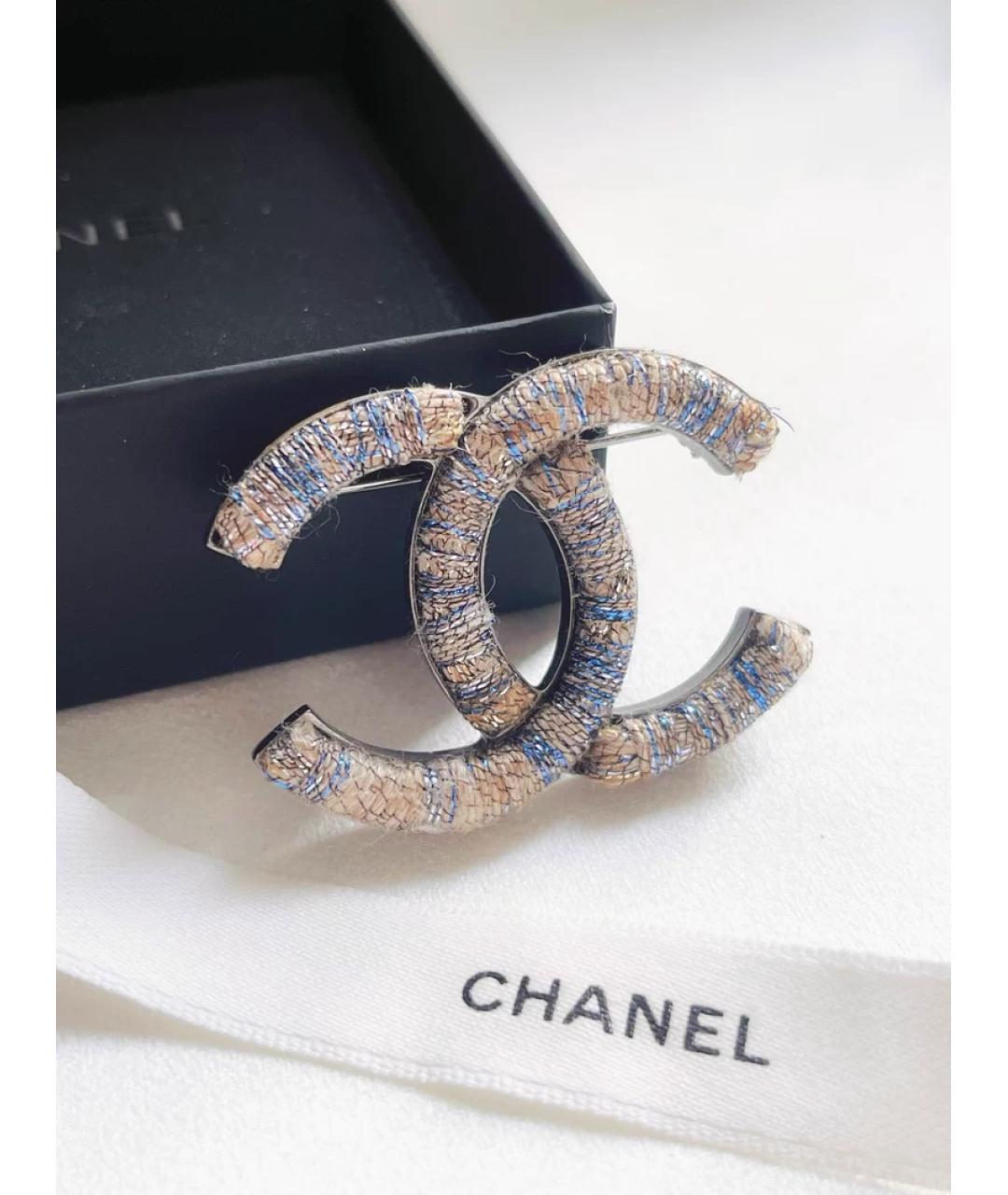 CHANEL Мульти металлическая булавка / брошь, фото 4