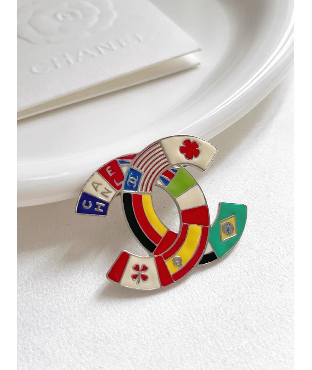 CHANEL Мульти металлическая булавка / брошь, фото 3