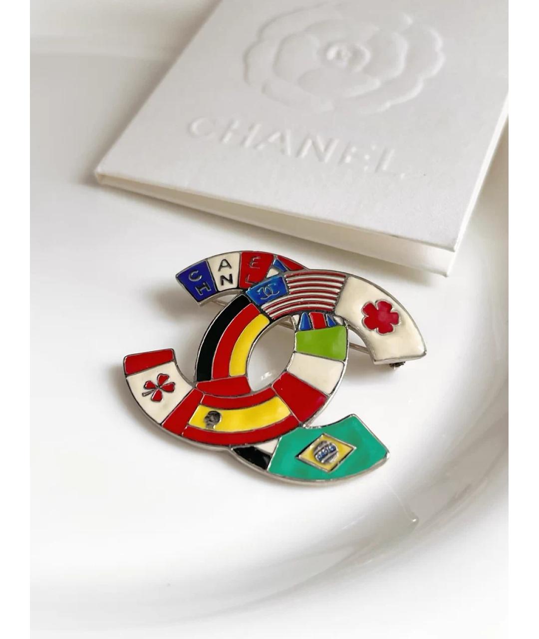CHANEL Мульти металлическая булавка / брошь, фото 5