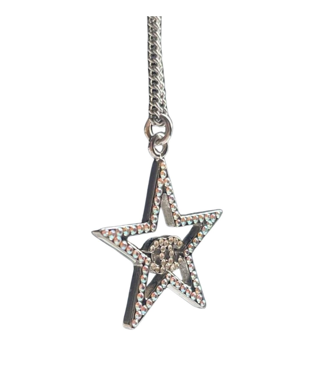 CHANEL Серебряная металлическая подвеска, фото 1