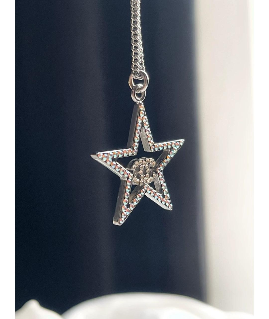 CHANEL Серебряная металлическая подвеска, фото 6