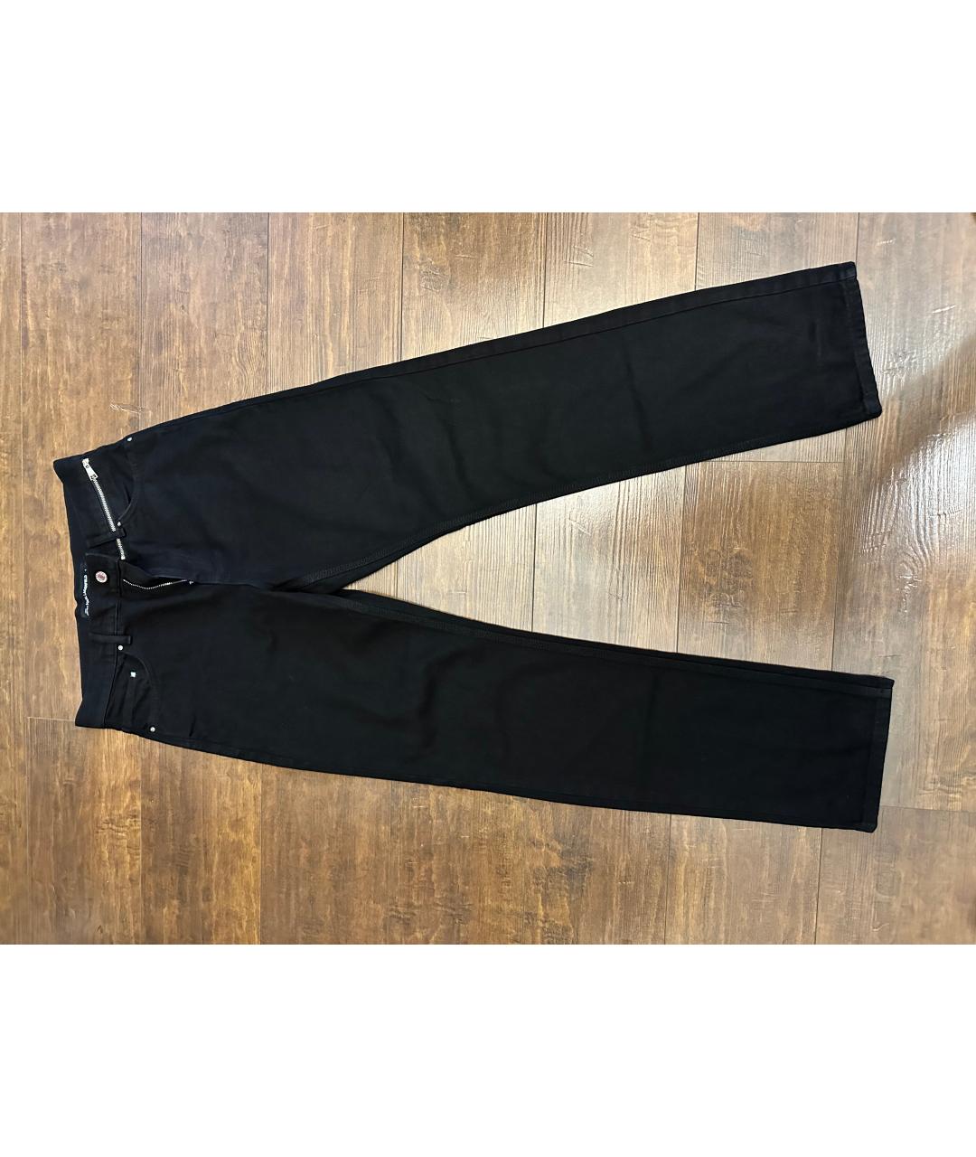 KARL LAGERFELD Черные хлопковые повседневные брюки, фото 10