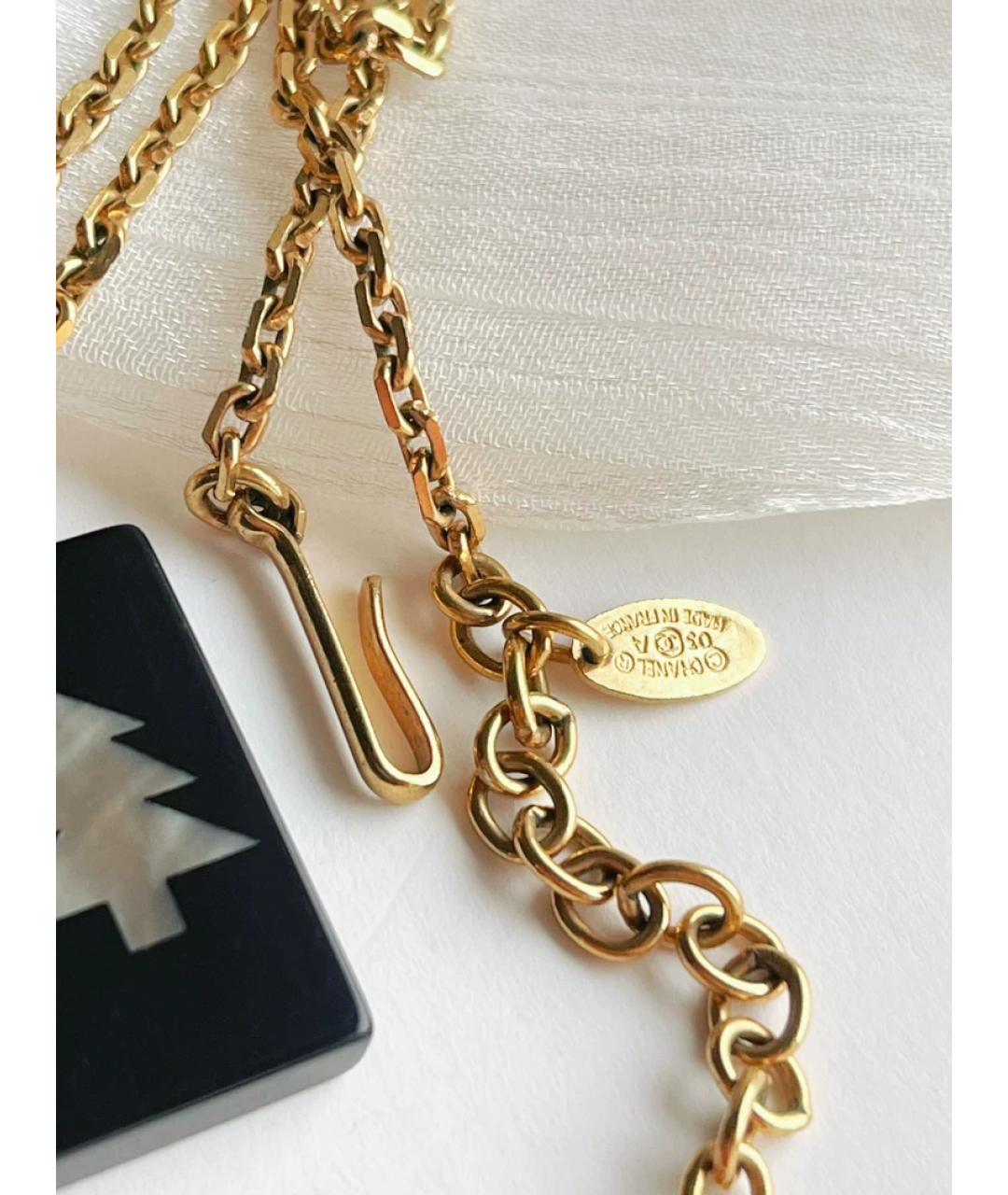 CHANEL Черная пластиковая подвеска, фото 4