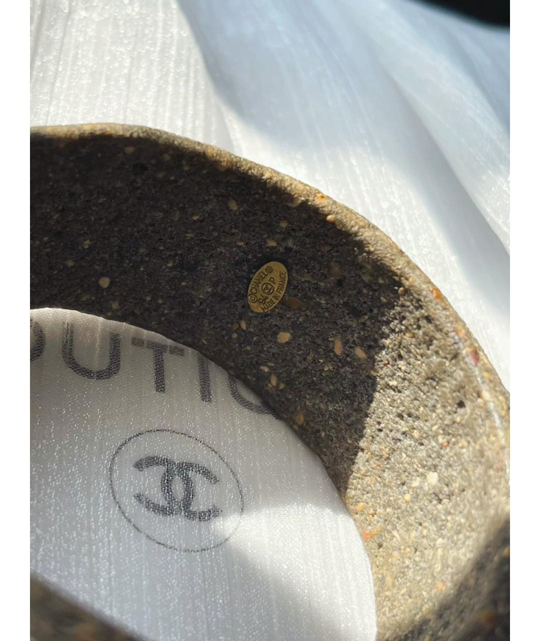 CHANEL Серый браслет, фото 5