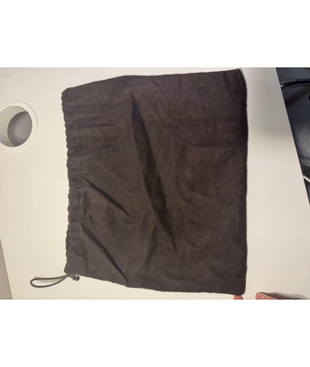 BOTTEGA VENETA Коричневая кожаная сумка с короткими ручками, фото 7