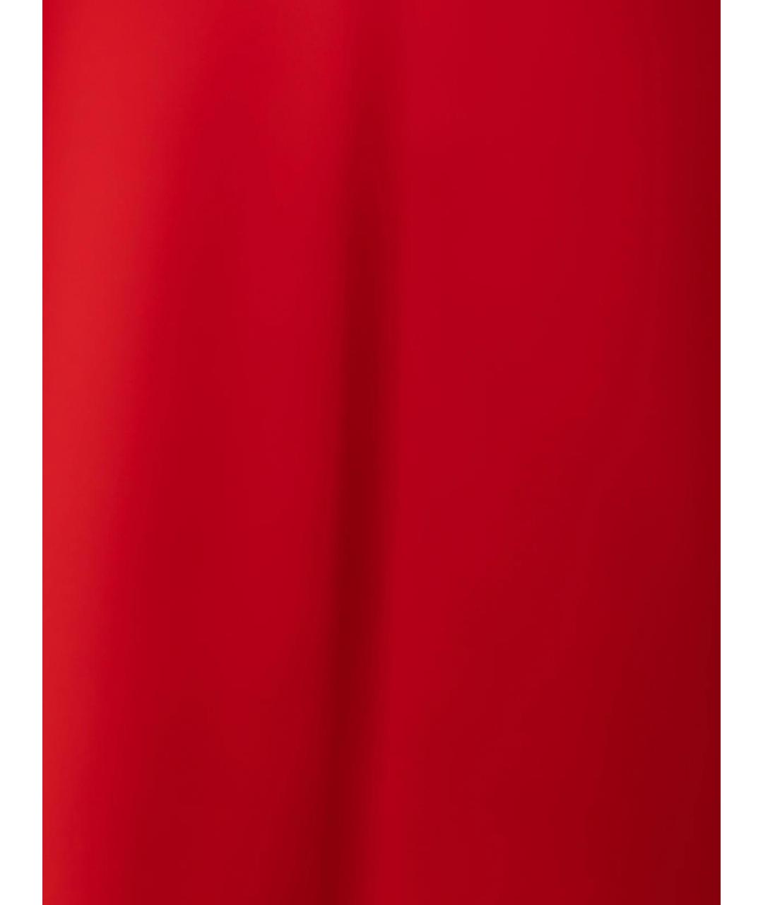 ALEXANDER MCQUEEN Красное шерстяное повседневное платье, фото 3