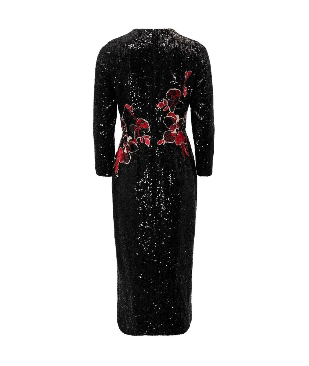 ELIE SAAB Черное полиэстеровое повседневное платье, фото 2