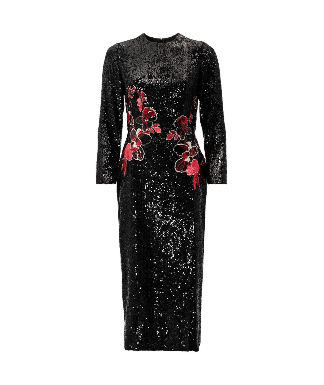 ELIE SAAB Черное полиэстеровое повседневное платье, фото 4