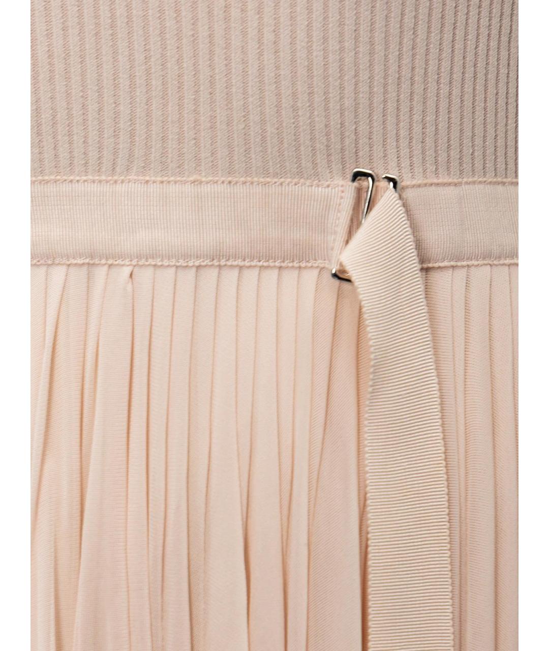 ALEXANDER MCQUEEN Розовое вискозное повседневное платье, фото 3