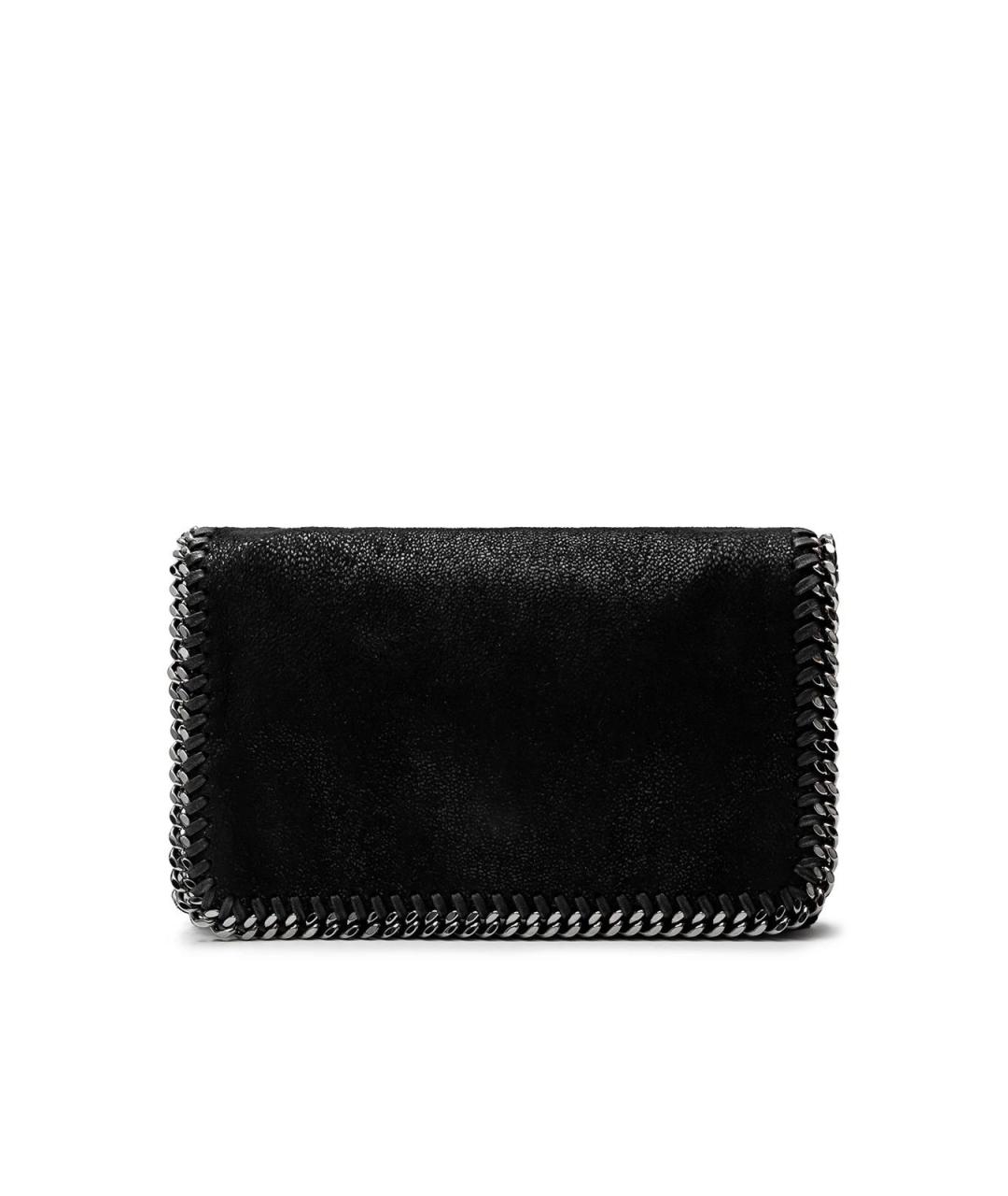 STELLA MCCARTNEY Черная кожаная сумка через плечо, фото 1