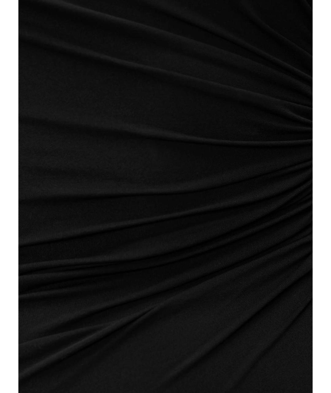 ALEXANDRE VAUTHIER Черное полиэстеровое повседневное платье, фото 4