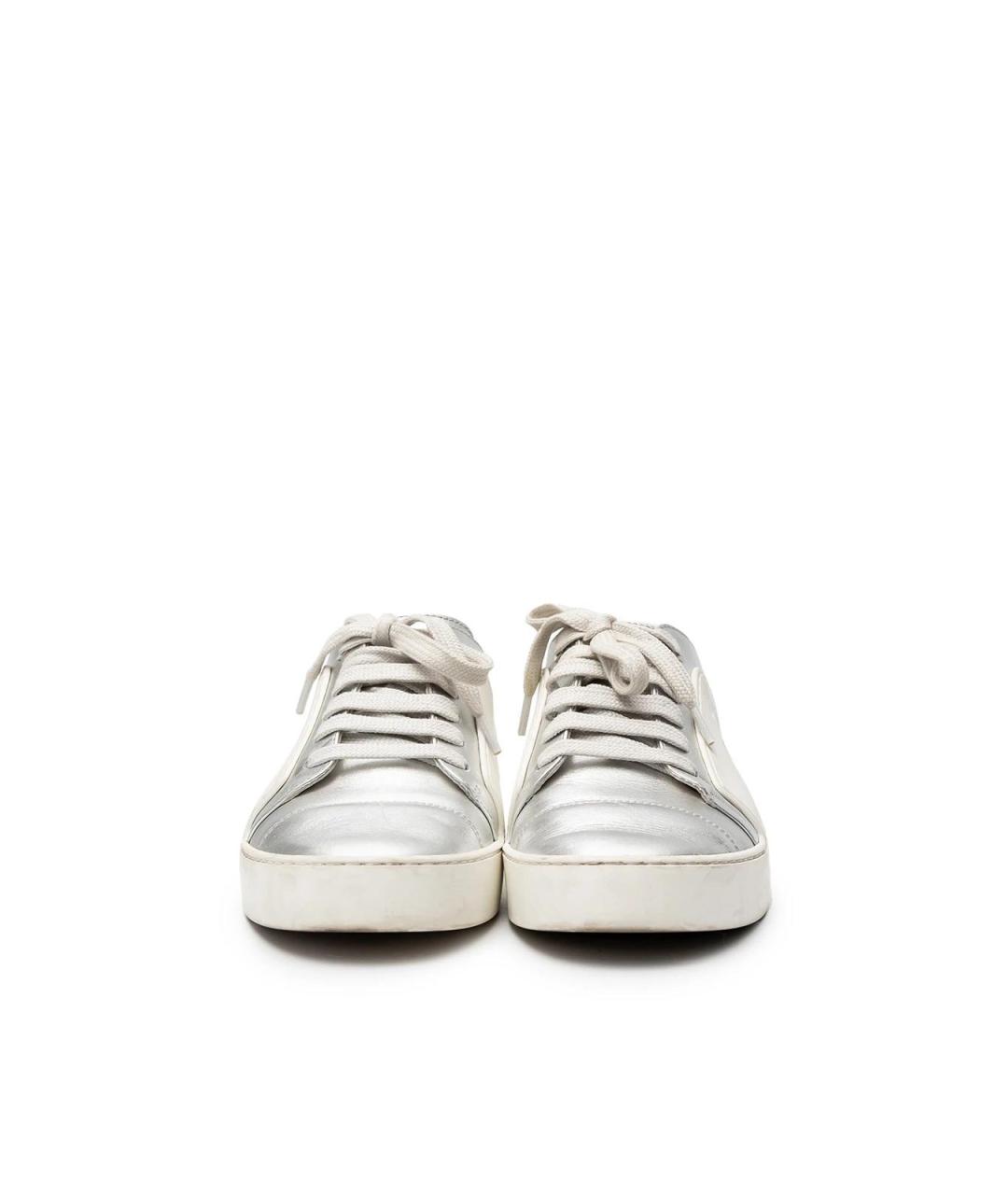 CHANEL Белые резиновые кеды, фото 4