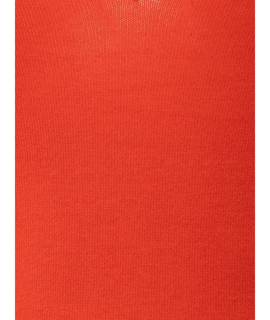 FENDI Красное вискозное повседневное платье, фото 3