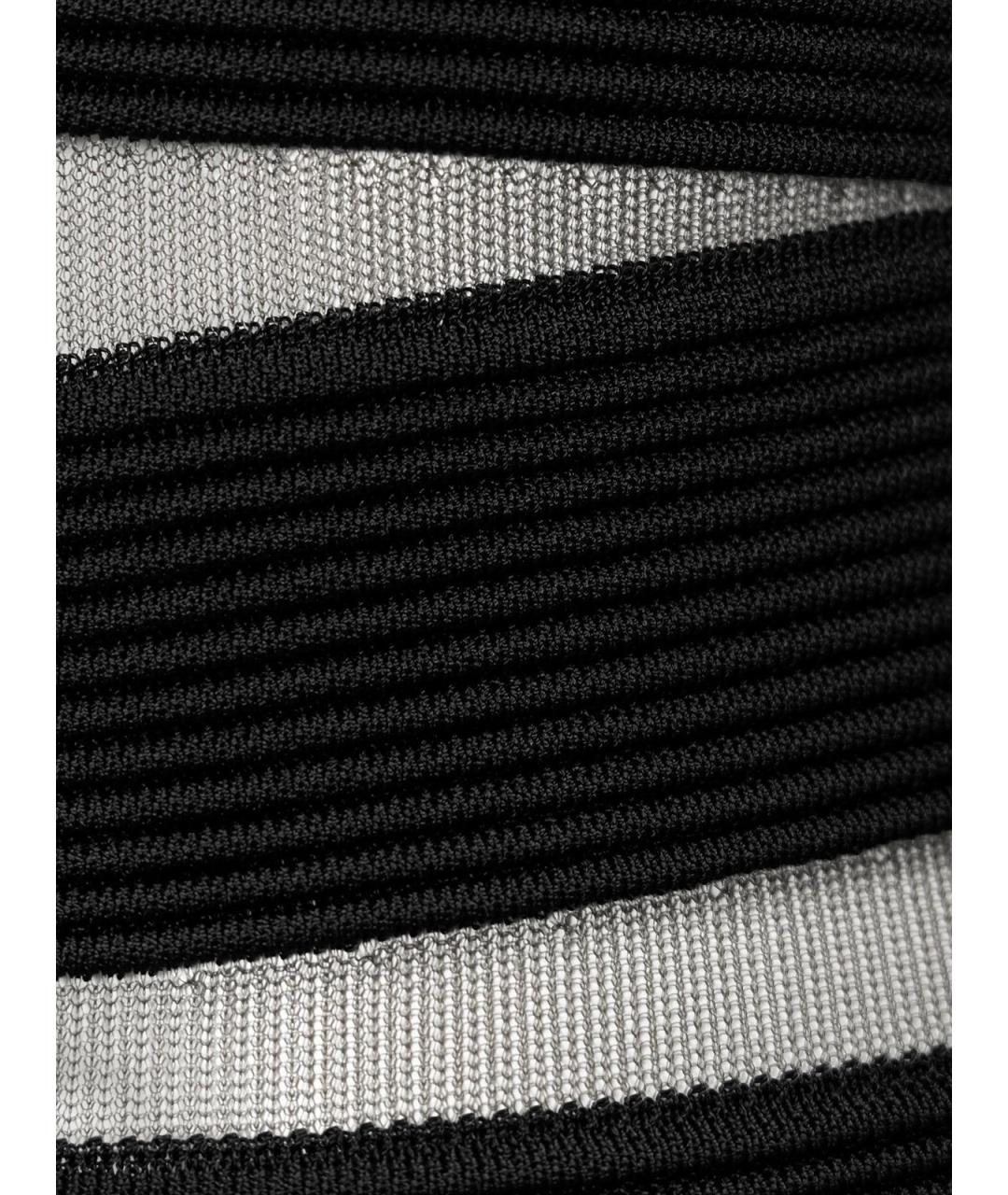 BALMAIN Черное вискозное повседневное платье, фото 4