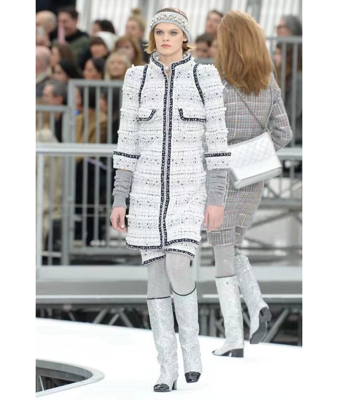 CHANEL Белое жемчужное колье, фото 6