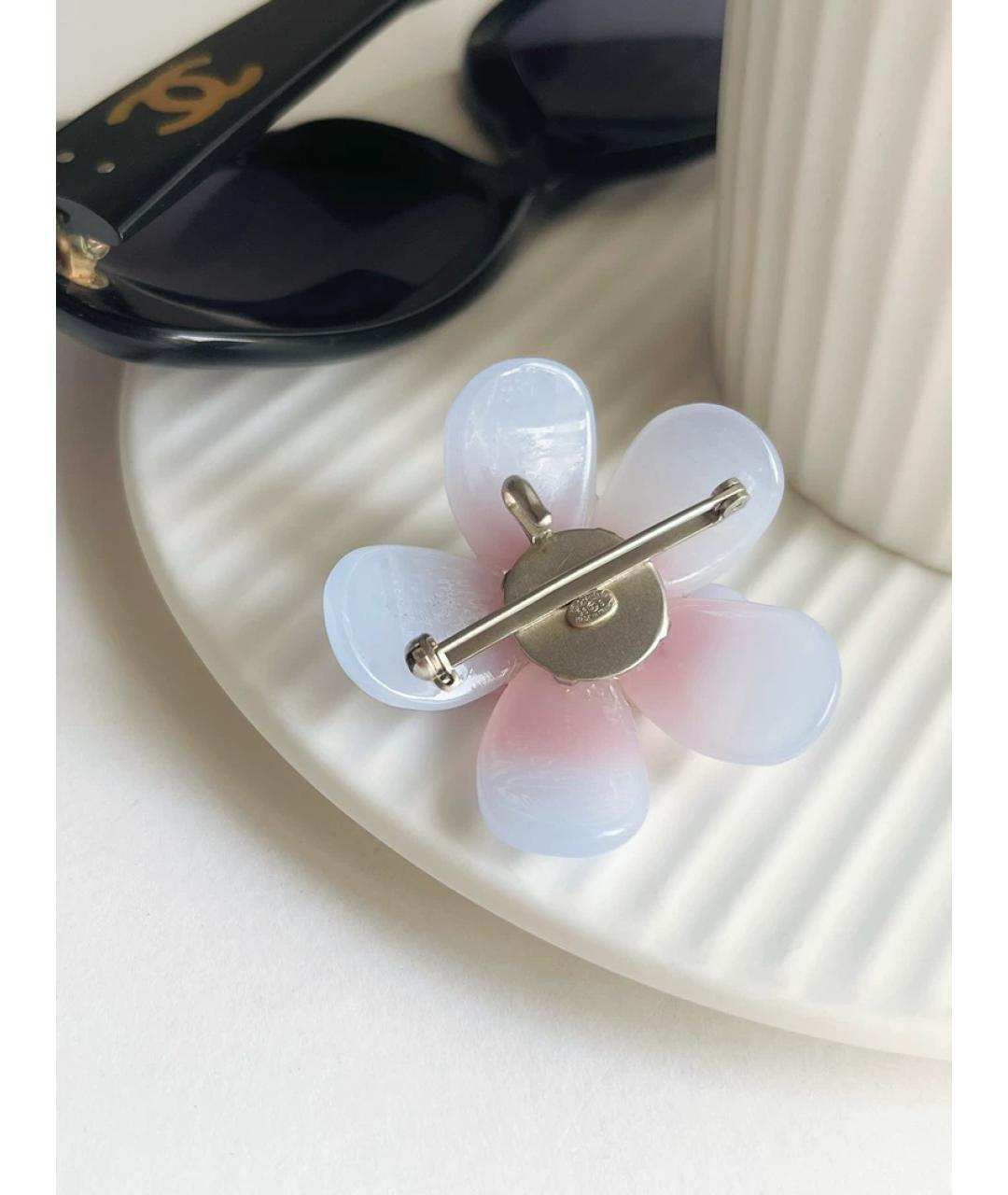 CHANEL Голубая булавка / брошь, фото 4