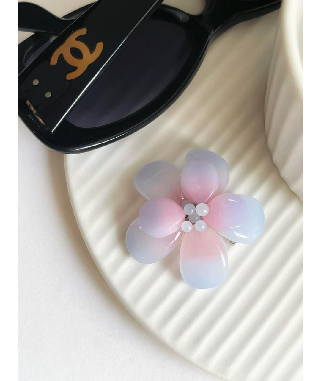 CHANEL Голубая булавка / брошь, фото 2