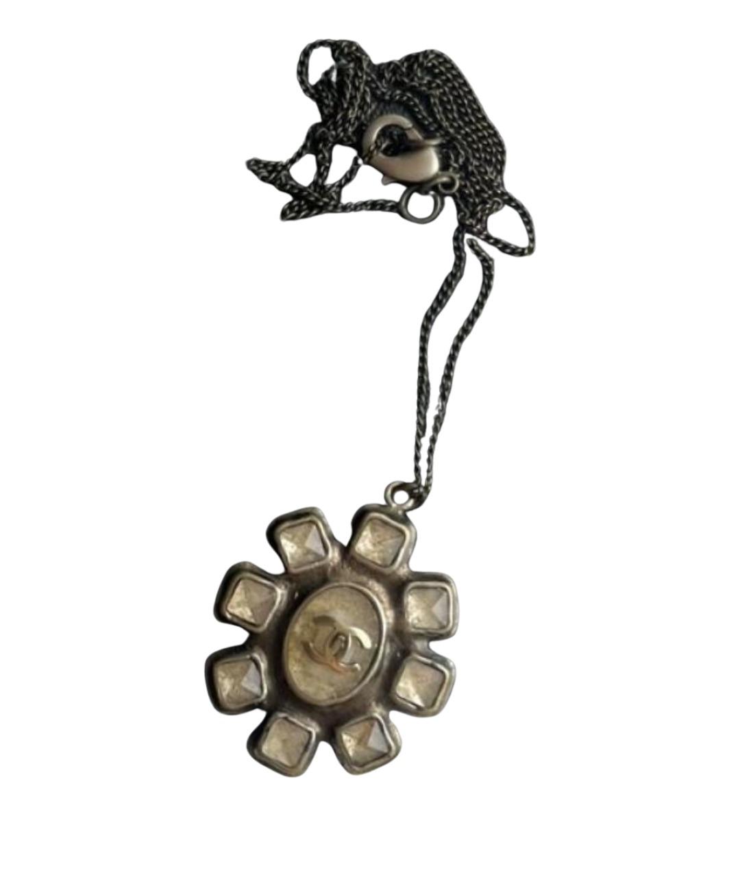 CHANEL Серебряная металлическая подвеска, фото 1