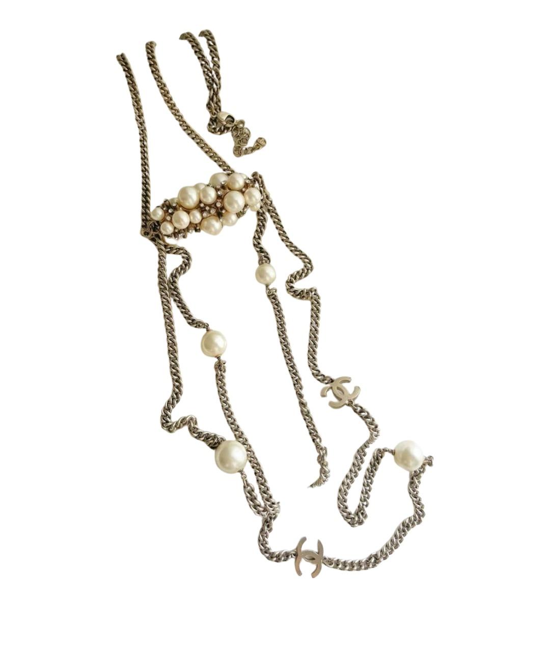 CHANEL Золотое жемчужное колье, фото 1