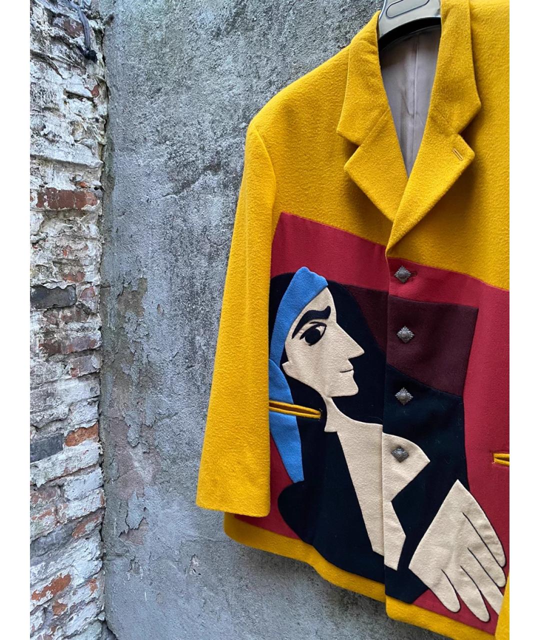 YOHJI YAMAMOTO Желтый пиджак, фото 4