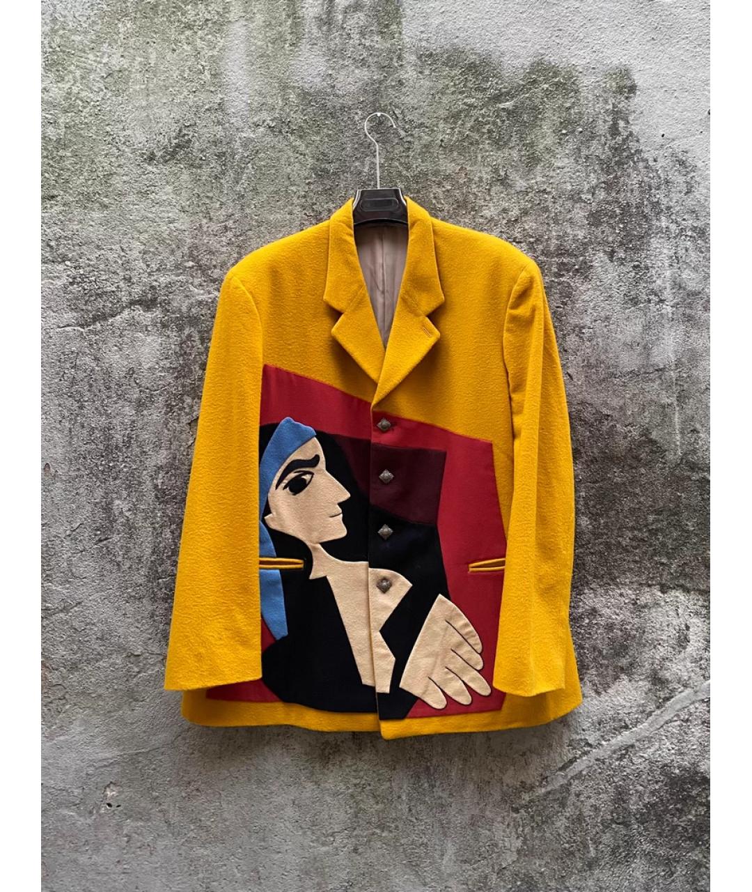 YOHJI YAMAMOTO Желтый пиджак, фото 2