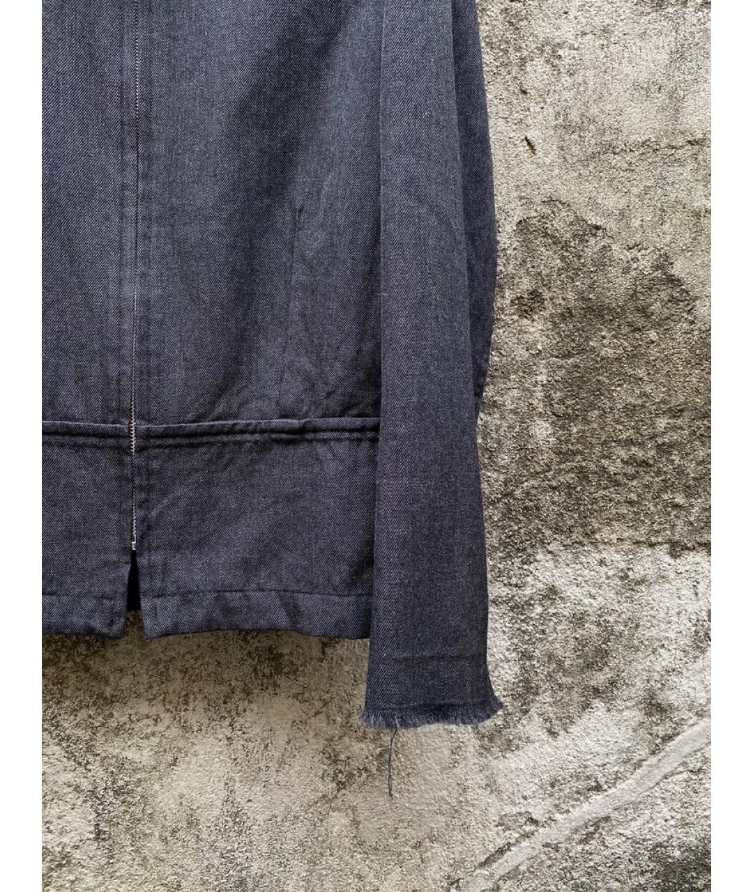 COMME DES GARÇONS Темно-синяя деним куртка, фото 6